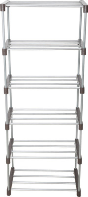 Flipkart Perfect Homes Studio Metal Open Book Shelf(Finish Color - Brown, DIY(Do-It-Yourself))