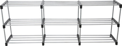 Flipkart Perfect Homes Studio Metal Open Book Shelf(Finish Color - Black, DIY(Do-It-Yourself))