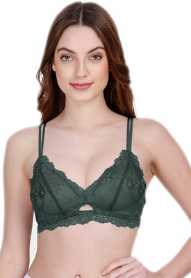 AMOUR SECRET Women Full Coverage Lightly Padded Bra(Green)