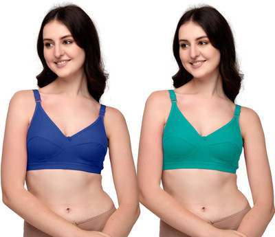 QUEEN LINGERIE Women Everyday Non Padded Bra(Multicolor)