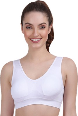 AMOUR SECRET S8808 Women Sports Lightly Padded Bra(White)