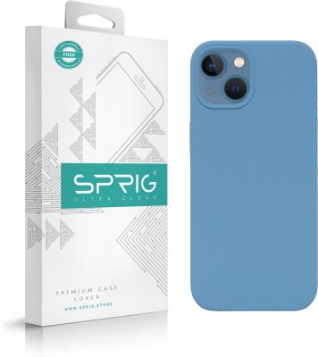 Sprig Back Cover for Apple iPhone 13 Mini(Blue, Shock Proof, Silicon, Pack of: 1)