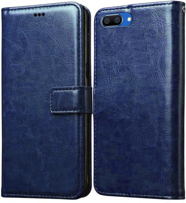 Casotec Flip Cover for Realme C1(Blue, Pack of: 1)