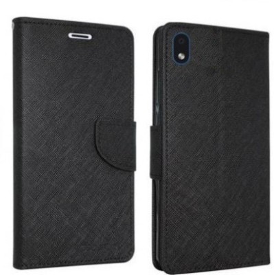 masque Flip Cover for Samsung M01 Core, Samsung Galaxy M01 Core(Black, Dual Protection, Pack of: 1)