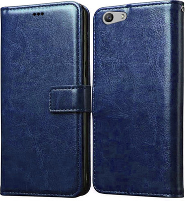 Casotec Flip Cover for Oppo F1s(Blue, Pack of: 1)