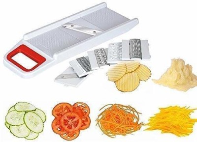 6 in 1 slicer cutter 018 Vegetable & Fruit Grater & Slicer(slicer pack of 1 with 6 Blade)