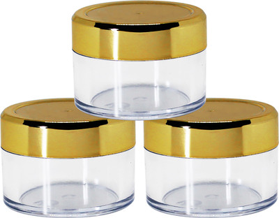 nsb herbals Gold Plated Utility Container  - 15 ml(Pack of 3, Gold)