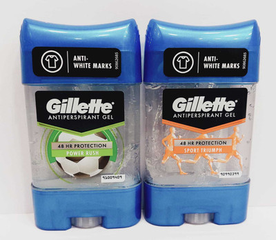 GILLETTE POWER RUSH & SPORT TRIUMPH DEO STICK PACK OF 2 Deodorant Stick – For Men (140 ml, Pack of 2)