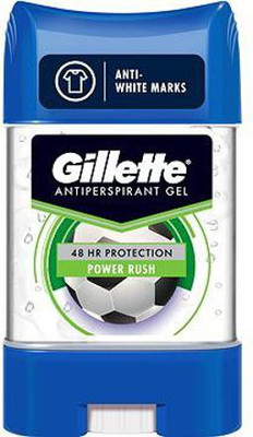 GILLETTE POWER RUSH ANTIPERSPIRANT GEL 70 ml Deodorant Stick – For Men (70 ml)