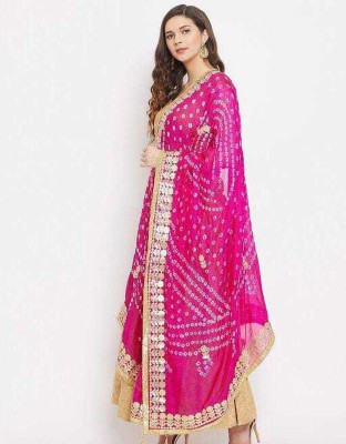 Nama Fashion Nylon Embroidered Women Dupatta