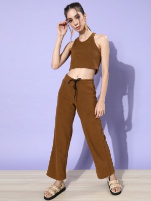 STREET9 Women Crop Top Palazzo Set