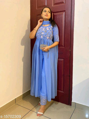Dhila Stylish Women Kurta Pant Set