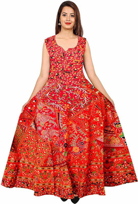 HIMCARE Flared/A-line Gown(Red)