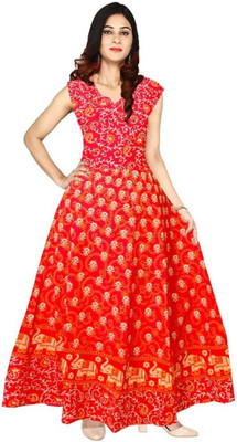 HIMCARE Flared/A-line Gown(Red)