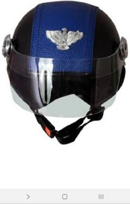 TRYFLY TRY32 - Stylish Look (ISI APPROVED) Motorbike Helmet(Black, Blue)
