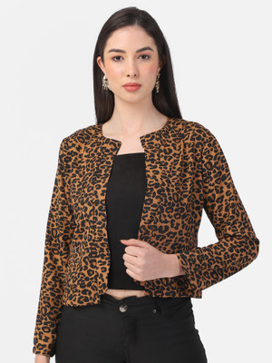 Fbella Full Sleeve Animal Print Women Jacket