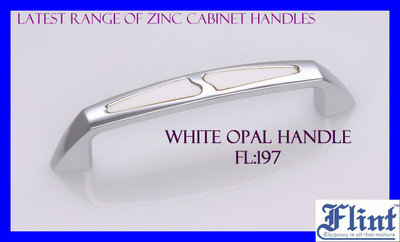 Flint 160MM FL : 197 Zinc Cabinet/Drawer Handle(Silver Pack of 1)