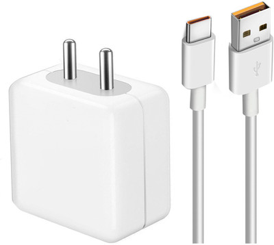 VOLTDIC Wall Charger Accessory Combo for Oppo K3, Oppo Reno2, OnePlus Nord CE 2 Lite 5G, 30W 5V/6A, (Upto 65W Supported)(White)