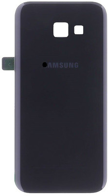 Sandreezz Samsung Galay A5 2017 / SM-A520 (with Proper Logo) (Glass) Back Panel(Black)