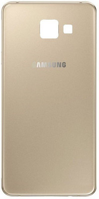 Sandreezz Samsung A5 2016 / SM-A510 (with Proper Logo) (Glass) Back Panel(Gold)