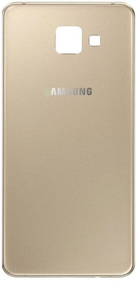 Sandreezz Samsung Galaxy A3 2016 / SM-A310 (with Proper Logo) (Glass) Back Panel(Gold)