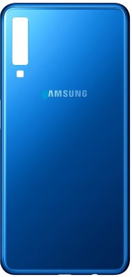 Sandreezz Samsung Galaxy A7 2018 / SM-A750 (with Proper Logo) (Glass) Back Panel(Blue)