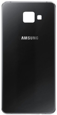 Sandreezz Samsung Galaxy A7 2016 / SM-A710 (with Proper Logo) (Glass) Back Panel(Black)