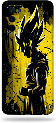 gizmo Oppo A74 5G Mobile Skin(Yellow Goku multicolor skin with ultra matte finish)