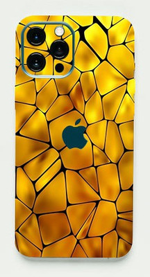 Mclaxa Yellow Pebble Mobile Back Skin, Yellow Pebble, Iphone 13 Pro Max Mobile Skin(Yellow Pebble Skin With Super Matte Finish)