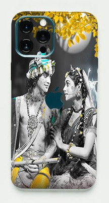 Mclaxa Radha Krishna Mobile Back Skin, Radha Krishna, Apple Iphone 12 Pro Max Mobile Skin(Radha Krishna Skin With Super Matte Finish)