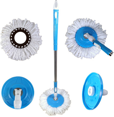 KAYKUS Mop Head and Rod(Blue)