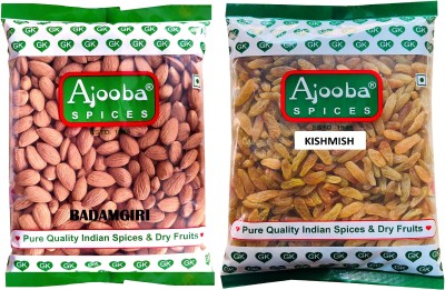 Ajooba Almonds, Raisins Combo Pack of 2 (2*250gms) Almonds, Raisins(2 x 250 g)