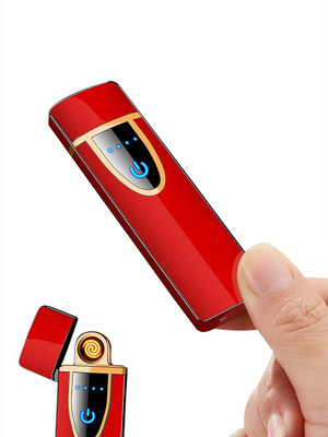 play run ™ Electronic Lighter with Touch Sensor Rechargeable Flameless Cigarette Lighter(Red)