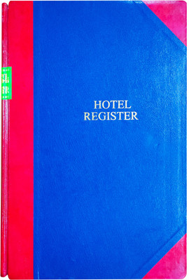 LRS Hotel Record Register - 100 Page - 1200 Entries - Leather Binding - 15*10 Inch Hotel Register 0-Part Hotel Record Register(1200 Sets)