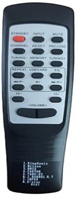 Ehop Compatible Remote For 8 in 1 Home Theater System Remote Impex Remote Controller(Black)