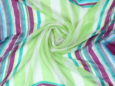 Cashmere Craft Printed Silk Women Fancy Scarf