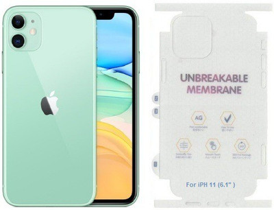 CallSmith Back Screen Guard for Apple iPhone 11 Matte Unbreakable Hydrogel, Screen Protector 360 Protection(Pack of 1)