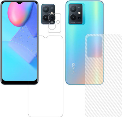 Vatsin Front and Back Tempered Glass for ViVO Y75 5G(Pack of 3)