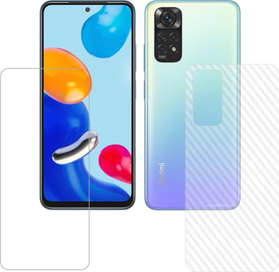 Vatsin Front and Back Tempered Glass for Redmi Note 11(Pack of 2)