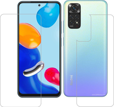 Ten To 11 Front and Back Tempered Glass for Redmi Note 11(Pack of 2)