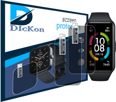 DICKON Screen Guard for HONOR Band 6 Smart Band(Pack of 2)