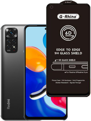 XRENGTH Edge To Edge Tempered Glass for : Redmi Note 11, Redmi Note 11S, Mi Note 11, Mi Note 11S(Pack of 1)