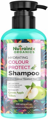 Nutrainix Organics Hydrating Colour Protect Shampoo with Green Apple Vibes(300 ml)
