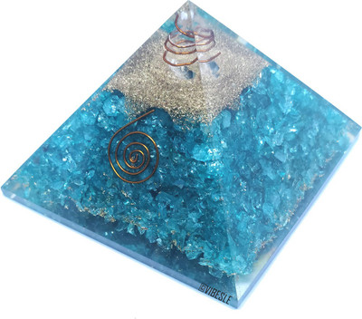 VIBESLE Decorative Showpiece  -  10 cm(Stone, Blue)