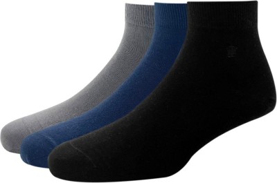 LOUIS PHILIPPE Men Solid Mid-Calf/Crew(Pack of 3)