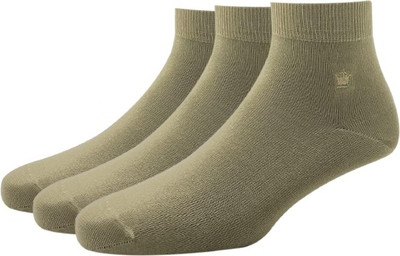 LOUIS PHILIPPE Men Solid Mid-Calf/Crew(Pack of 3)