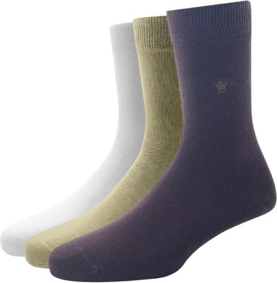 LOUIS PHILIPPE Men Solid Calf Length(Pack of 3)