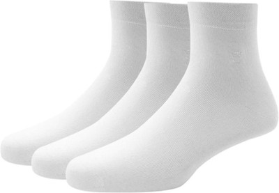 LOUIS PHILIPPE Men Solid Mid-Calf/Crew(Pack of 3)