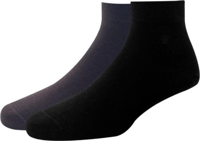LOUIS PHILIPPE Men Solid Mid-Calf/Crew(Pack of 2)