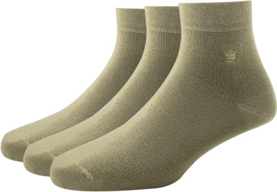 LOUIS PHILIPPE Men Solid Mid-Calf/Crew(Pack of 3)